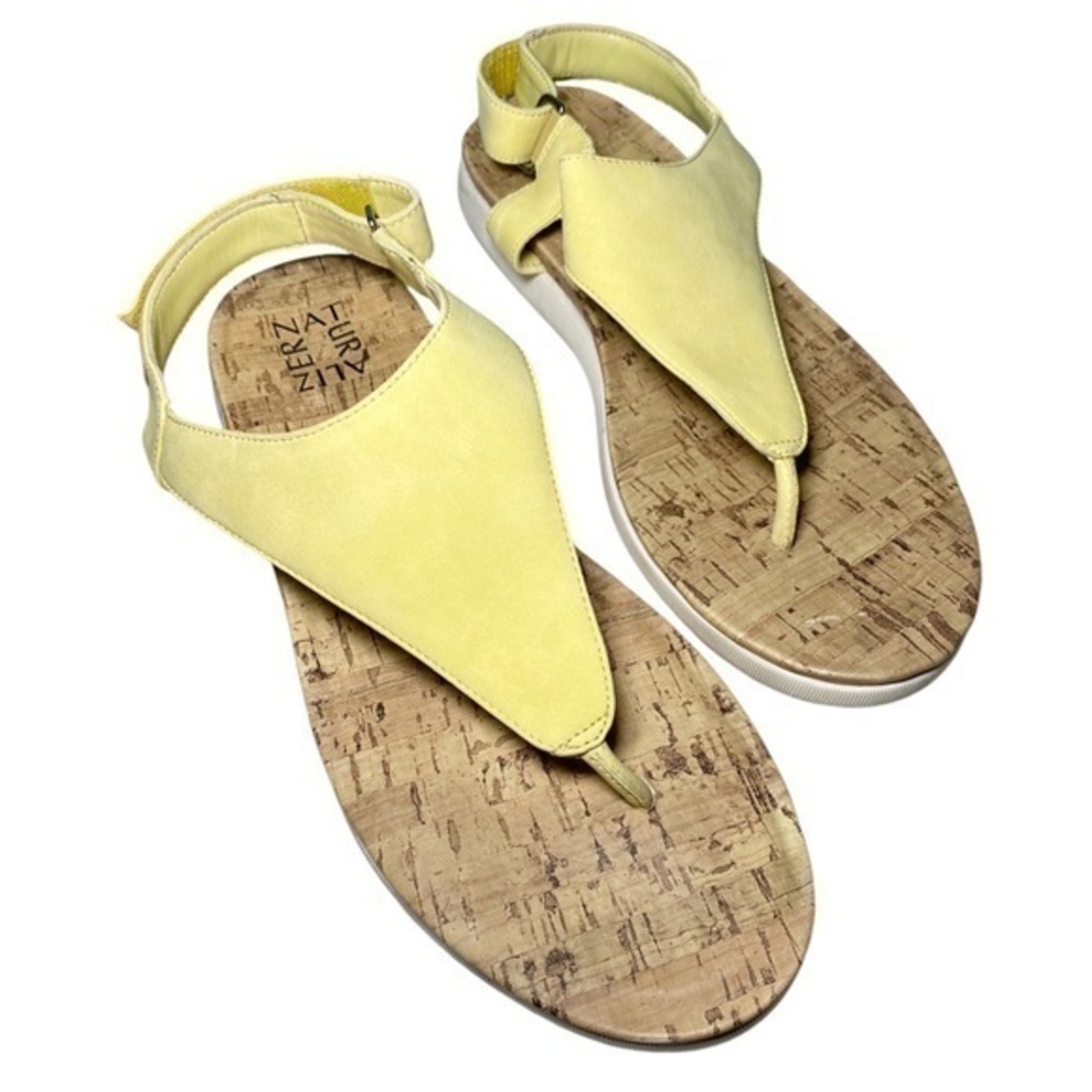 Naturalizer Women Wedge Heel Slingback Sandals Meghan - Iced Lemon